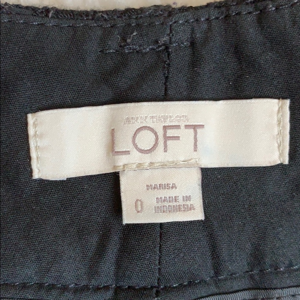 Loft “Marisa”‎ Black Lace Shorts - Picture 4 of 5